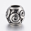 304 Stainless Steel European Beads STAS-H440-71AS-1