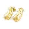Ion Plating(IP) 304 Stainless Steel Stud Earrings for Women EJEW-A049-09G-1