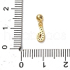925 Sterling Silver Micro Pave Clear Cubic Zirconia European Dangle Charms STER-A045-01G-6-3