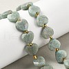 Natural Amazonite Beads Strands G-B044-B14-01-1