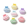 Opaque Resin Decoden Cabochons RESI-B017-02F-2