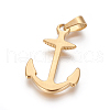 304 Stainless Steel Pendants STAS-I119-05G-2