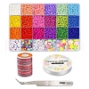 DIY Candy Color Bracelet Making Kit DIY-YW0005-68-1