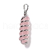 Natural Rose Quartz Big Pointed Pendants G-I322-05P-08-2