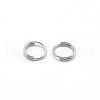 Tarnish Resistant 302 Stainless Steel Split Rings STAS-E443-54P-8mm-1