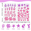 2Pcs 2 Style PET Plastic Earring Handwork Template DIY-WH0571-006-2