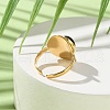 Oval Natural & Synthetic Gemstone Finger Rings RJEW-Q004-01G-3
