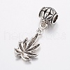 Tibetan Style Alloy European Dangle Charms MPDL-I004-28AS-RS-2