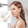 SUPERFINDINGS 32Pcs 2 Colors Brass Stud Earring Findings KK-FH0002-19-6