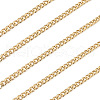 Ion Plating(IP) 304 Stainless Steel Curb Chains CHS-TAC0001-03G-4