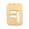 Ion Plating(IP) 304 Stainless Steel Pendants STAS-K216-49F-G-3