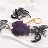 Flying Dragon DIY Silicone Pendant Molds AJEW-YWC0002-02A-4
