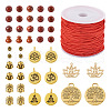 DIY Mala Bead Bracelet Making Kit DIY-TA0004-17-1