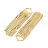 Brass Tassel Big Pendants KK-F898-22B-G-2