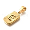 304 Stainless Steel Pendants STAS-S161-01E-G-2