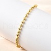 Brass Round Beads Slider Bracelets for Women BJEW-D317-13A-G-3