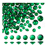   6 Style Diamond Shaped Cubic Zirconia Pointed Back Cabochons ZIRC-PH0001-37-7