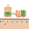 Christmas Theme Opaque Resin Pendants RESI-S08-03E-3
