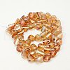 Electroplate Glass Beads Strands EGLA-J018-M-3