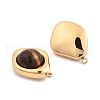 Natural Tiger Eye Pendants STAS-L022-487G-02-2