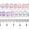 Transparent Painted Glass Beads Strands X1-DGLA-A034-T8mm-A23-3