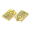 Rack Plating Alloy Pendants PALLOY-N163-180C-AG-2