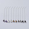 Natural Gemstone Dangle Earrings EJEW-JE03591-1