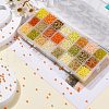 600G 24 Colors Glass Seed Beads SEED-JP0008-03-4mm-5