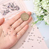 CHGCRAFT Ion Plating(IP) 304 Stainless Steel Open Jump Rings STAS-CA0002-21A-3