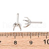 304 Stainless Steel Stud Earring Findings STAS-B091-02B-06P-3