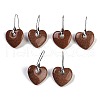 Gemstone Dangle Earrings EJEW-C119-03P-2