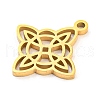 304 Stainless Steel Pendants STAS-P330-04G-2