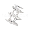 304 Stainless Steel Cuff Rings RJEW-D306-27P-01-2