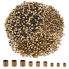 1500Pcs 3 Colors Brass Crimp Beads KK-LP0001-31AB-1