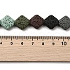 Dyed Natural Lava Rock Beads Strands G-A264-A03-01A-4