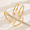 4Pcs Luxury Geometric Wave Zinc Alloy Bangles for Women's Daily Wear TW4371-1-3