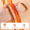 WADORN 24 Strands 12 Styles Transparent Faceted Glass Beads GLAA-WR0001-04-2