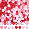 SUNNYCLUE 1200Pcs 4 Colors Valentine's Day Themed Opaque Acrylic Beads MACR-SC0001-42-1