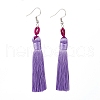 Polyester Tassel Earrings EJEW-JE04452-02-1