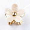 Flower Shape PVC Claw Hair Clips PW-WG78669-03-1