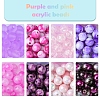 DIY Round Acrylic Beads Bracelets Jewelry Making Kits DIY-FS0007-40-2