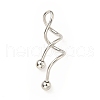 316 Stainless Steel Spiral Barbell AJEW-G042-02P-4