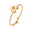 304 Stainless Steel Open Cuff Rings RJEW-K261-02G-2