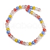 Electroplate Glass Beads Strands EGLA-G039-01A-01-2