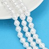 Electroplate Porcelain Imitation Pearl Baroque Beads Strands BSHE-Z009-05-1