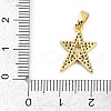 Brass Micro Pave Cubic Zirconia Pendants KK-L231-17G-3