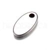 Tarnish Resistant 201 Stainless Steel Stamping Blank Tag Charms STAS-D429-46-1