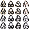 SUNNYCLUE 32Pcs 8 Styles Alloy Enamel Pendants ENAM-SC0005-13B-1