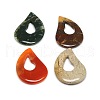 Mixed Gemstone Teardrop Pendants G-L260-05-1