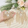 GOMAKERER 2Pcs Iron Tassel Epaulette DIY-GO0001-93B-3